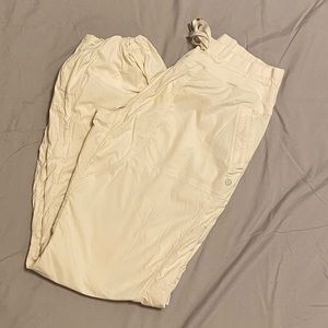 Lululemon white studio pants - size 10